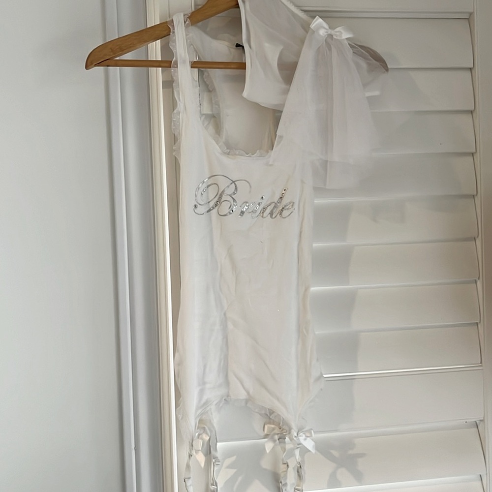 Bride - cotton lingerie with underwear
